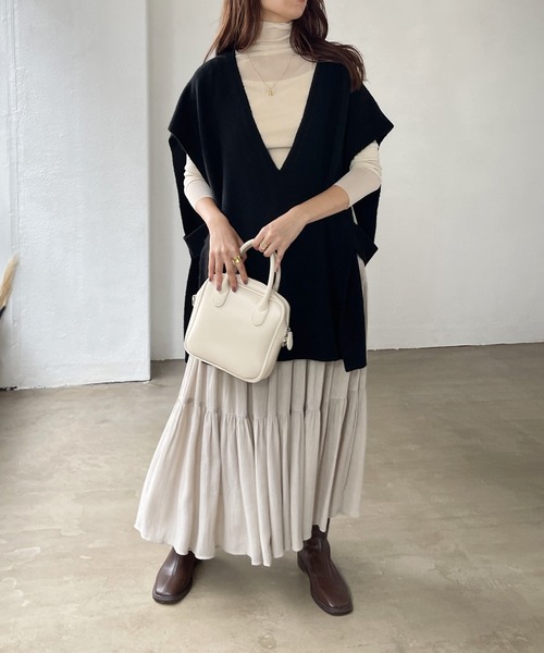 Shelly island（シェリーアイランド）の「ラメシアータートルカットソー（Tシャツ/カットソー・レディース・ホワイト/ブラック/ピンク/ブルー・FREE）」の13枚目の写真