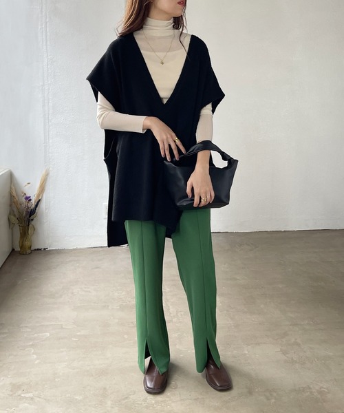 Shelly island（シェリーアイランド）の「ラメシアータートルカットソー（Tシャツ/カットソー・レディース・ホワイト/ブラック/ピンク/ブルー・FREE）」の7枚目の写真