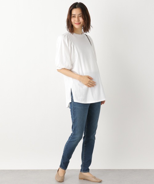 LEPSIM(レプシィム)の「マタニティ/デニムスリムパンツ 947504(マタニティウェア/グッズ・レディース・ネイビー/ブルー/ブラック/ブルー系その他・SMALL/MEDIUM/LARGE)」の13枚目の写真