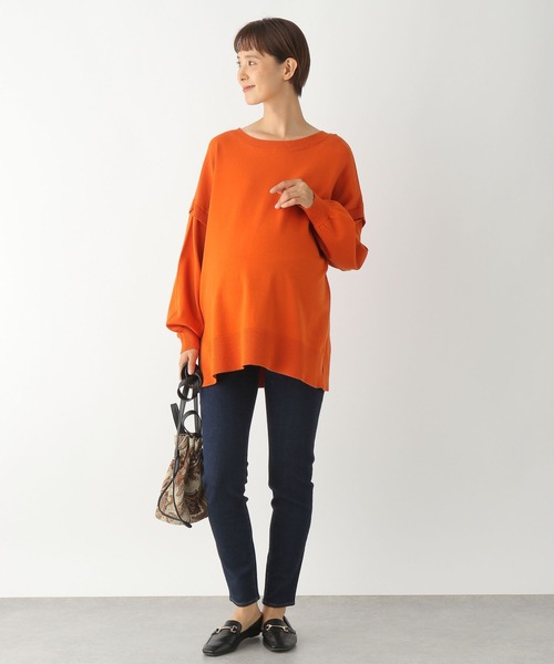 LEPSIM(レプシィム)の「マタニティ/デニムスリムパンツ 947504(マタニティウェア/グッズ・レディース・ネイビー/ブルー/ブラック/ブルー系その他・SMALL/MEDIUM/LARGE)」の5枚目の写真