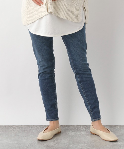 LEPSIM(レプシィム)の「マタニティ/デニムスリムパンツ 947504(マタニティウェア/グッズ・レディース・ネイビー/ブルー/ブラック/ブルー系その他・SMALL/MEDIUM/LARGE)」の8枚目の写真