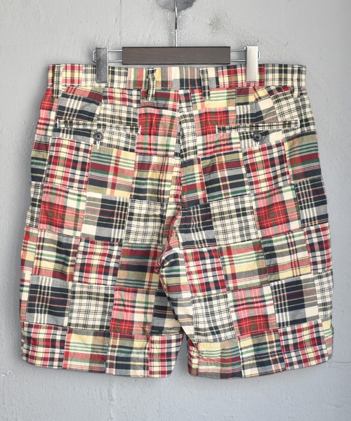 J.CREW(ジェイクルー)の「【ヴィンテージ古着】J.CREW パッチワーク コットン ショートパンツ(その他パンツ・メンズ・マルチ・32inch)」の2枚目の写真