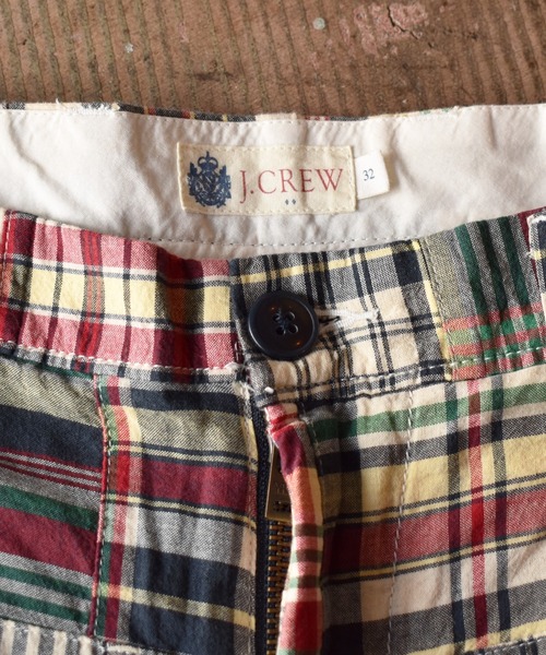 J.CREW(ジェイクルー)の「【ヴィンテージ古着】J.CREW パッチワーク コットン ショートパンツ(その他パンツ・メンズ・マルチ・32inch)」の3枚目の写真