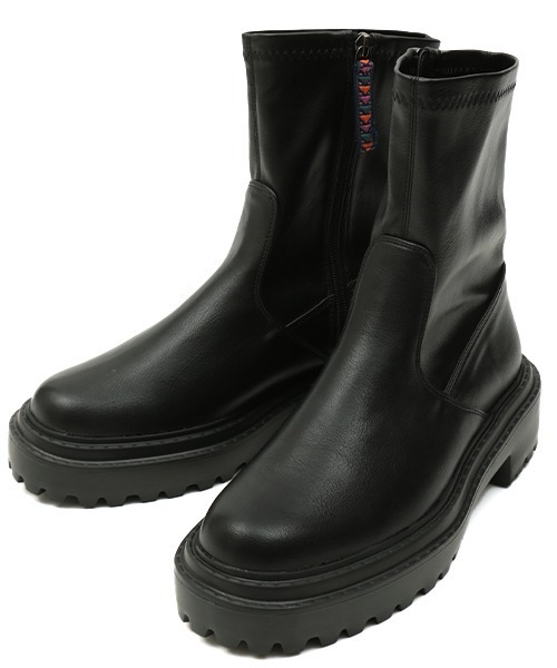 チチカカ(チチカカ)の「ストレッチショートブーツ(ブーツ・レディース・ブラック/カーキ・MEDIUM/LARGE)」の11枚目の写真