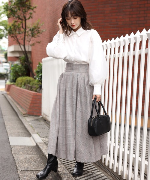 one after another NICE CLAUP（ワンアフターアナザーナイスクラップ）の「オブリックトゥストレッチブーツ（ブーツ・レディース・ブラック/アイボリー・S/M/L）」の9枚目の写真