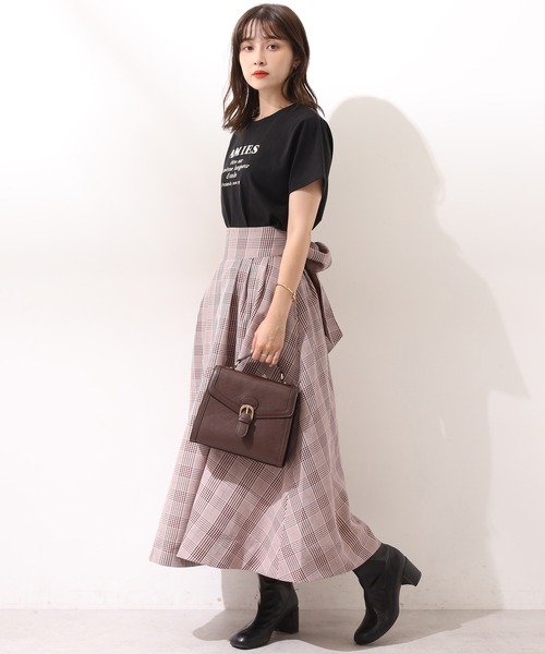 one after another NICE CLAUP（ワンアフターアナザーナイスクラップ）の「オブリックトゥストレッチブーツ（ブーツ・レディース・ブラック/アイボリー・S/M/L）」の7枚目の写真