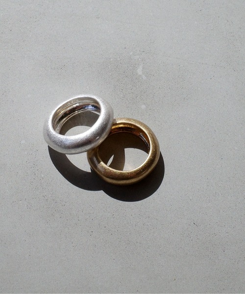 SIGNAL（シグナル）の「【SIGNAL/シグナル】Bold Line Ring / ボールドラインリング（リング・レディース・シルバー/ゴールド・#11）」の8枚目の写真