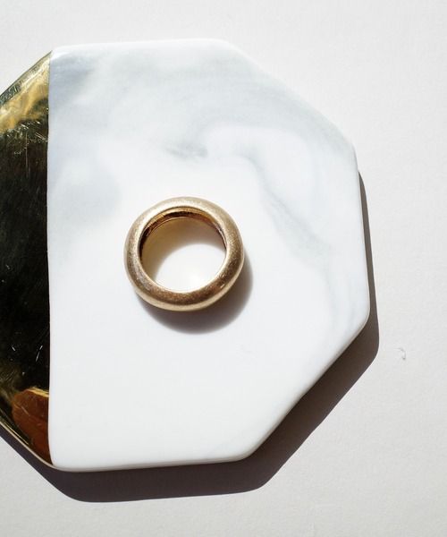 SIGNAL（シグナル）の「【SIGNAL/シグナル】Bold Line Ring / ボールドラインリング（リング・レディース・シルバー/ゴールド・#11）」の6枚目の写真