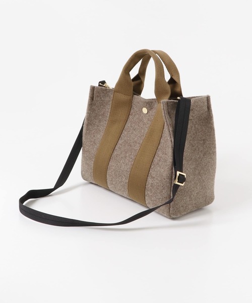 VIOLAd'ORO（ヴィオラドーロ）の「VIOLAd’ORO　GINO V-2128（トートバッグ・レディース・ブラック/グレー/モカ・ONE）」の11枚目の写真