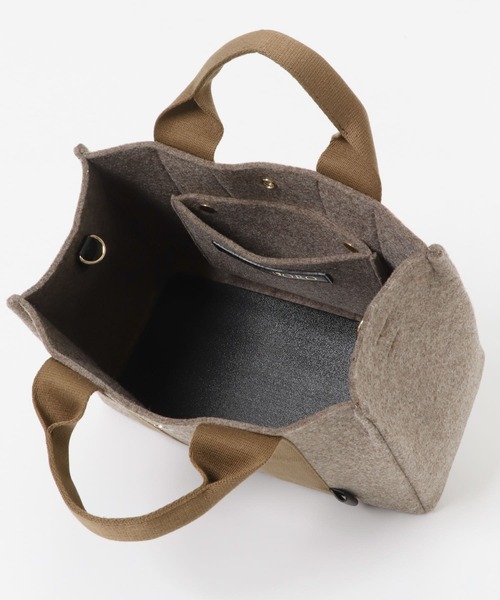 VIOLAd'ORO（ヴィオラドーロ）の「VIOLAd’ORO　GINO V-2128（トートバッグ・レディース・ブラック/グレー/モカ・ONE）」の9枚目の写真