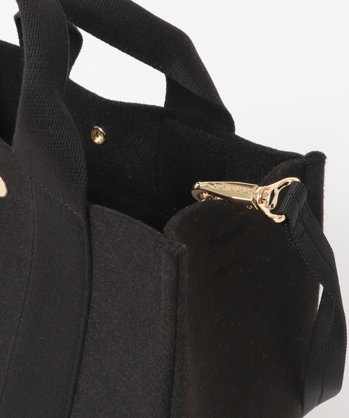 VIOLAd'ORO（ヴィオラドーロ）の「VIOLAd’ORO　GINO V-2128（トートバッグ・レディース・ブラック/グレー/モカ・ONE）」の6枚目の写真