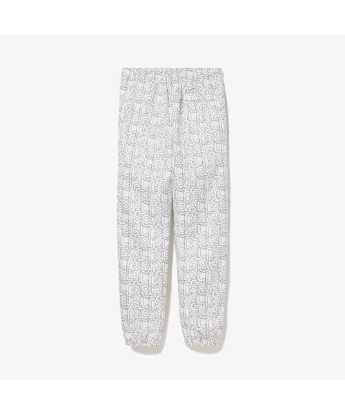 LACOSTE L!VE（ラコステライブ）の「LACOSTE L!VE モノグラムテキスタイルトラックパンツ（その他パンツ・レディース・ホワイト・34/38/36）」の2枚目の写真