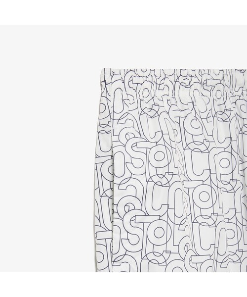 LACOSTE L!VE（ラコステライブ）の「LACOSTE L!VE モノグラムテキスタイルトラックパンツ（その他パンツ・レディース・ホワイト・34/38/36）」の4枚目の写真