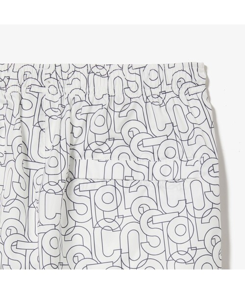 LACOSTE L!VE（ラコステライブ）の「LACOSTE L!VE モノグラムテキスタイルトラックパンツ（その他パンツ・レディース・ホワイト・34/38/36）」の6枚目の写真