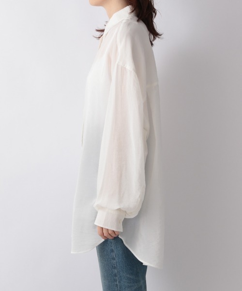 LOWRYS FARM(ローリーズファーム)の「SHEAR SHIRT 228159(シャツ/ブラウス・レディース・ブラウン/オフホワイト/カーキ/ピンク・FREE)」の6枚目の写真