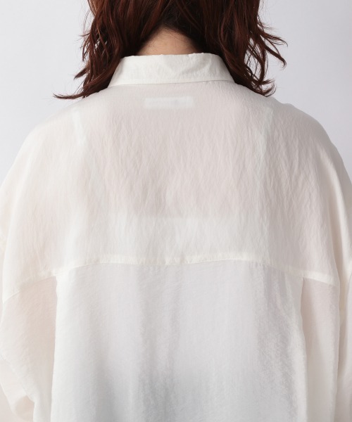 LOWRYS FARM(ローリーズファーム)の「SHEAR SHIRT 228159(シャツ/ブラウス・レディース・ブラウン/オフホワイト/カーキ/ピンク・FREE)」の8枚目の写真