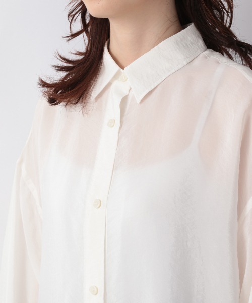 LOWRYS FARM(ローリーズファーム)の「SHEAR SHIRT 228159(シャツ/ブラウス・レディース・ブラウン/オフホワイト/カーキ/ピンク・FREE)」の9枚目の写真