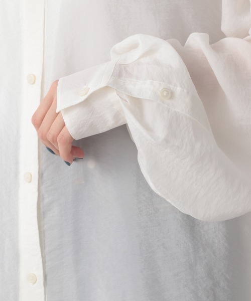 LOWRYS FARM(ローリーズファーム)の「SHEAR SHIRT 228159(シャツ/ブラウス・レディース・ブラウン/オフホワイト/カーキ/ピンク・FREE)」の11枚目の写真