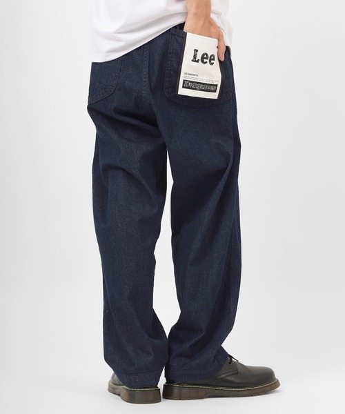 Lee(リー)の「【Lee/リー】ワイド イージーベイカーパンツ/テーパードパンツ(デニムパンツ・メンズ・ブラック/ネイビー/オリーブ/アイボリー/ライトインディゴブルー/インディゴブルー・S/M/L/XL)」の13枚目の写真