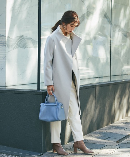 RIVE DROITE（リヴドロワ）の「安定感のある履き心地　レザースクエアブーツ（ブーツ・レディース・ブラック/ベージュ・24.5/23.5）」の18枚目の写真