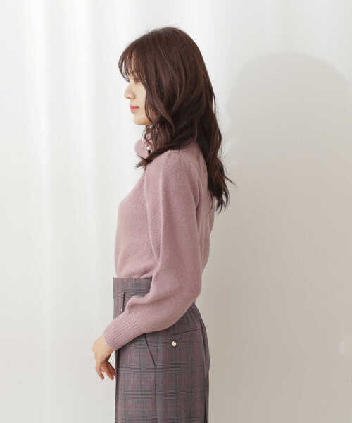 PROPORTION BODY DRESSING（プロポーションボディドレッシング）の「オフタートルパールニット / 1211270013（ニット/セーター・レディース・ブラウン系その他/ホワイト系その他/グレー・FREE）」の14枚目の写真