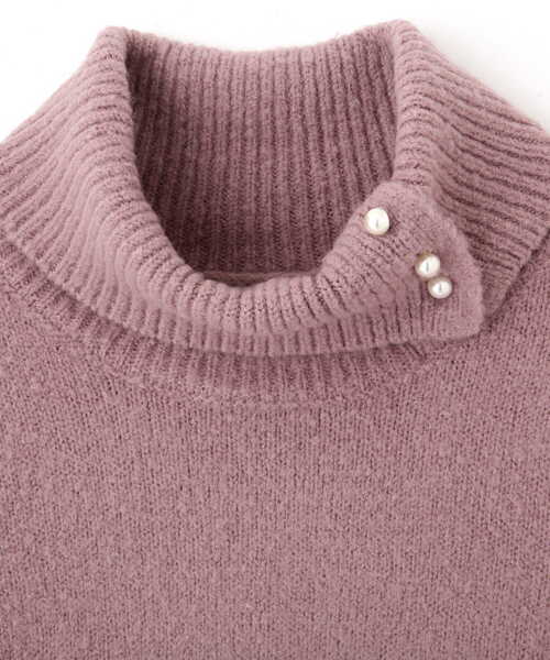 PROPORTION BODY DRESSING（プロポーションボディドレッシング）の「オフタートルパールニット / 1211270013（ニット/セーター・レディース・ブラウン系その他/ホワイト系その他/グレー・FREE）」の17枚目の写真