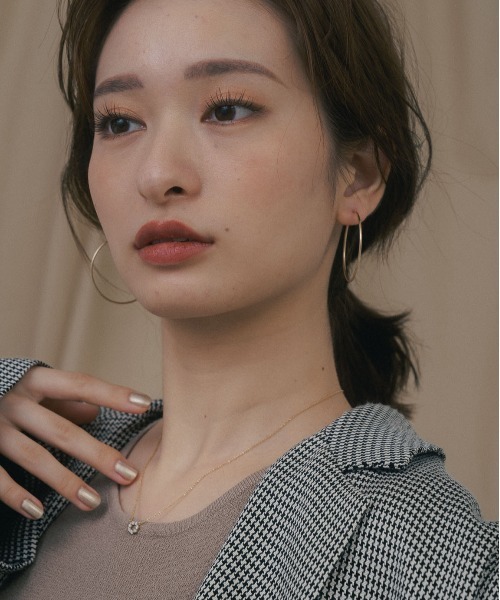 VATSURICA(バツリカ)の「《trim by vatsurica》14KGF / 金属アレルギー対応 / シンプル エンドレス フープ ピアス(ピアス(両耳用)・レディース・ゴールド/その他1・FREE)」の14枚目の写真