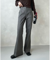 Didot.showroom | stripe boots cut pt(スラックス)
