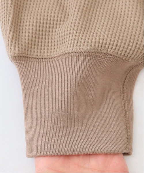 SLOBE IENA（スローブイエナ）の「ワッフルジョガーパンツ【手洗い可能/ウエストゴム】◆（その他パンツ・レディース・ブラック/キャメル・FREE）」の11枚目の写真