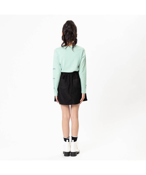 algy(アルジー)の「フロッキーロゴもちふわロンT(Tシャツ/カットソー・キッズ・オフホワイト/ミント/ラベンダー/ブラック・SMALL/XXX-SMALL/MEDIUM/X-SMALL/XX-SMALL)」の6枚目の写真