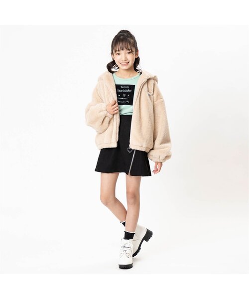 algy(アルジー)の「フロッキーロゴもちふわロンT(Tシャツ/カットソー・キッズ・オフホワイト/ミント/ラベンダー/ブラック・SMALL/XXX-SMALL/MEDIUM/X-SMALL/XX-SMALL)」の7枚目の写真