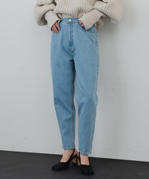 Aunt Marie's | ハイウエストテーパードデニム(デニムパンツ)