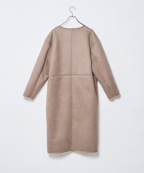 CIAOPANIC(チャオパニック)の「リバーシブルムートンコート(ムートンコート・レディース・ブラウン/モカ・FREE)」の16枚目の写真