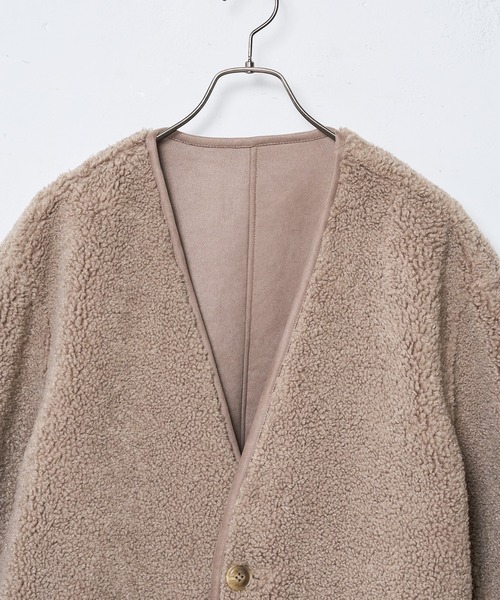 CIAOPANIC(チャオパニック)の「リバーシブルムートンコート(ムートンコート・レディース・ブラウン/モカ・FREE)」の18枚目の写真