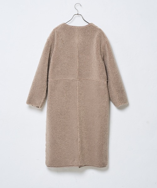 CIAOPANIC(チャオパニック)の「リバーシブルムートンコート(ムートンコート・レディース・ブラウン/モカ・FREE)」の21枚目の写真