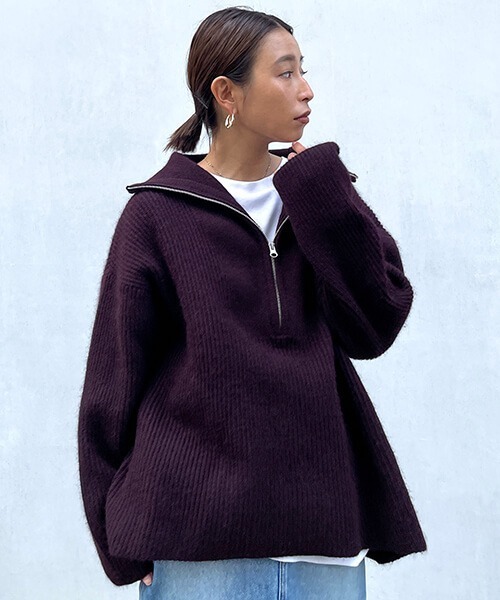 CREDONA（クレドナ）の「ハーフジップニット（ニット/セーター）」 - WEAR