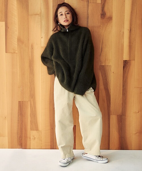 CREDONA(クレドナ)の「ハーフジップニット(ニット/セーター)」 - WEAR CREDONA(クレドナ)の「ハーフジップニット(ニット/セーター)」 - WEAR