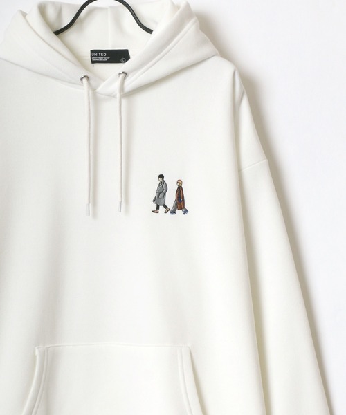 セール】Cute Couple 別注 ビッグシルエット ワンポイント 刺繍  