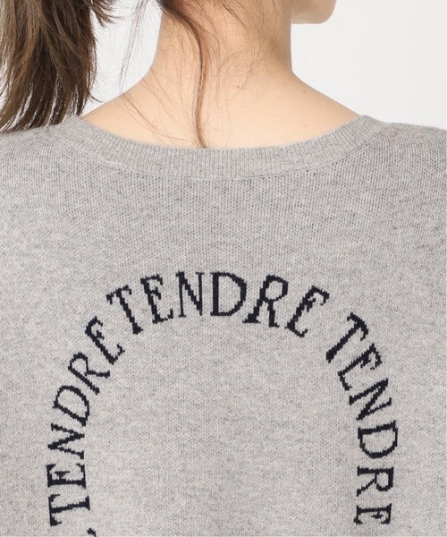 plage（プラージュ）の「les Tendre A-LINE LOGO ニット2◆（ニット/セーター・レディース・グレー・FREE）」の2枚目の写真