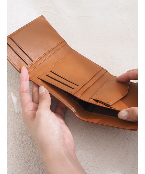 JUMELLE（ジュメロ）の「バイカラーレザーウォレット（財布・レディース・ホワイト/ブラウン・FREE）」の9枚目の写真