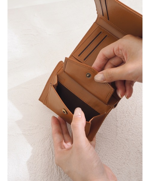 JUMELLE（ジュメロ）の「バイカラーレザーウォレット（財布・レディース・ホワイト/ブラウン・FREE）」の11枚目の写真
