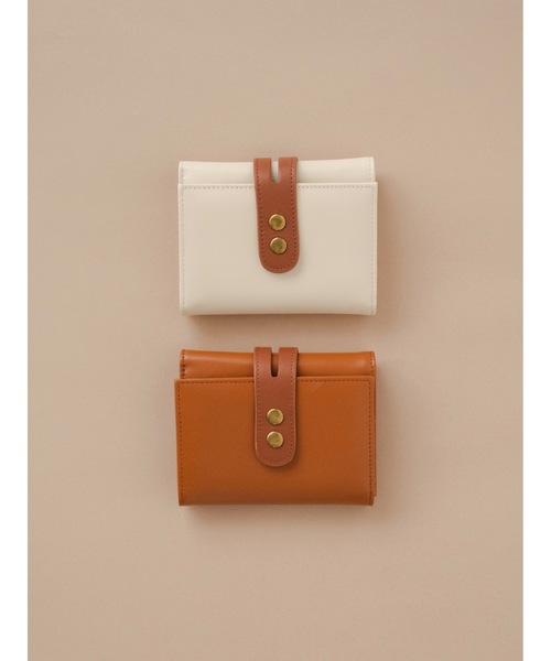 JUMELLE（ジュメロ）の「バイカラーレザーウォレット（財布・レディース・ホワイト/ブラウン・FREE）」の16枚目の写真