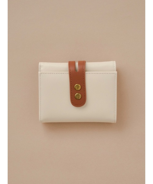 JUMELLE（ジュメロ）の「バイカラーレザーウォレット（財布・レディース・ホワイト/ブラウン・FREE）」の17枚目の写真