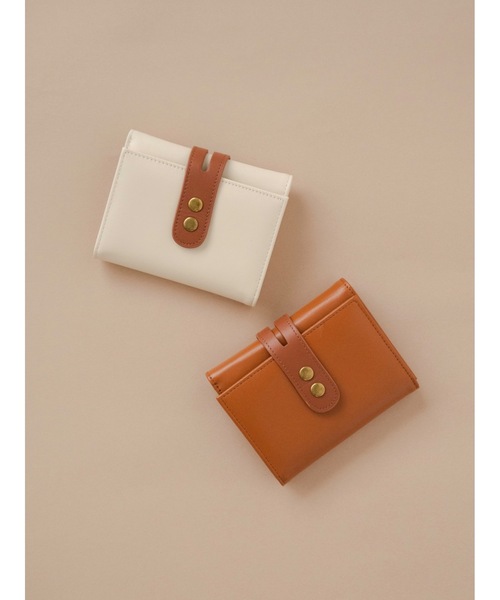 JUMELLE（ジュメロ）の「バイカラーレザーウォレット（財布・レディース・ホワイト/ブラウン・FREE）」の20枚目の写真