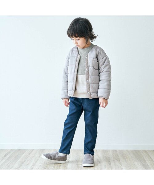 apres les cours（アプレレクール）の「スターパッチトレーナー（スウェット・キッズ・カーキ/ベージュ/ブラック・120/90/110/140/80/100/130）」の9枚目の写真