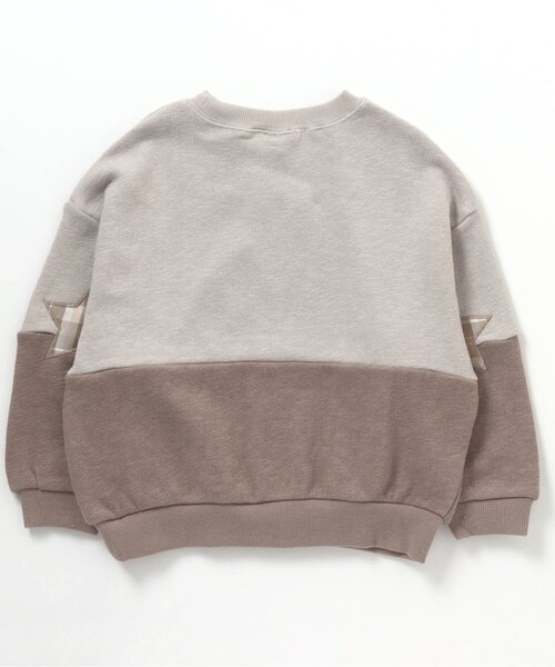 apres les cours（アプレレクール）の「スターパッチトレーナー（スウェット・キッズ・カーキ/ベージュ/ブラック・120/90/110/140/80/100/130）」の12枚目の写真