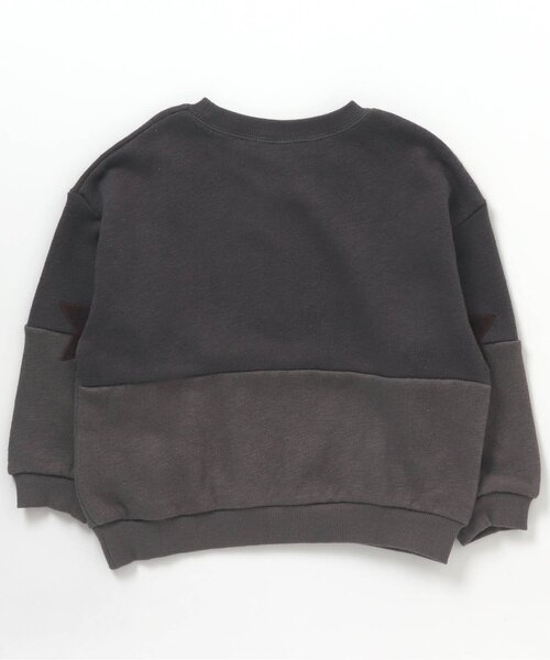 apres les cours（アプレレクール）の「スターパッチトレーナー（スウェット・キッズ・カーキ/ベージュ/ブラック・120/90/110/140/80/100/130）」の13枚目の写真