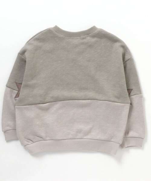 apres les cours（アプレレクール）の「スターパッチトレーナー（スウェット・キッズ・カーキ/ベージュ/ブラック・120/90/110/140/80/100/130）」の14枚目の写真