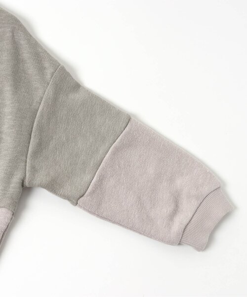 apres les cours（アプレレクール）の「スターパッチトレーナー（スウェット・キッズ・カーキ/ベージュ/ブラック・120/90/110/140/80/100/130）」の16枚目の写真