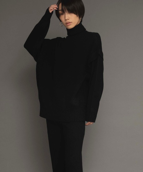 ANT（アント）の「ショルダーデザインニット【ANT】（ニット/セーター・レディース・ホワイト/ブラック/グリーン・FREE）」の14枚目の写真